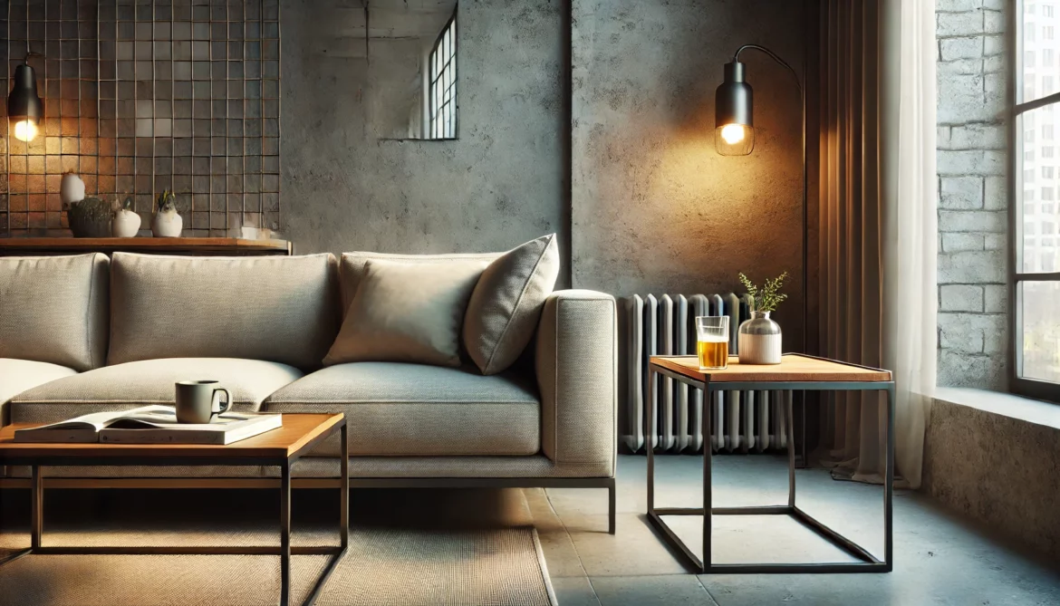 Stolik pomocniczy do kanapy – funkcjonalny element wyposażenia w stylu loft
